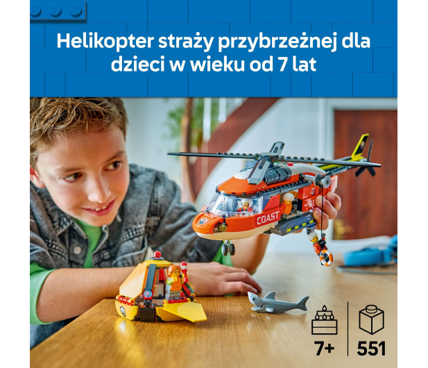 LEGO CITY 60503 Helikopter straży przybrzeżnej - 1473519 - zdjęcie 13